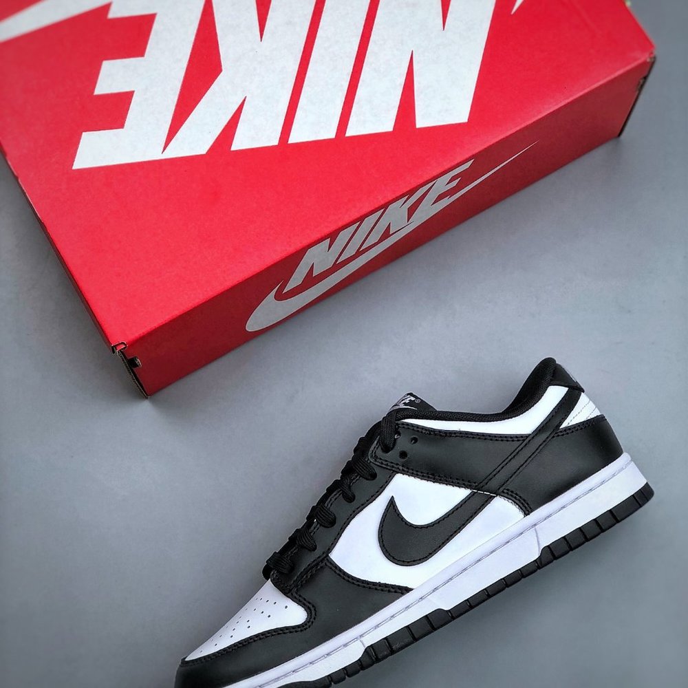 Nike Dunk Low Retro White Black Panda Women Size 6.5 - Picture 9 of 9